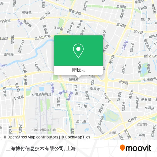 上海博付信息技术有限公司地图