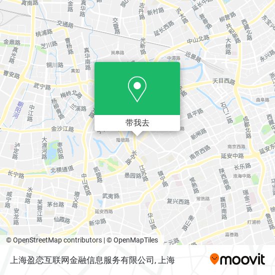 上海盈恋互联网金融信息服务有限公司地图