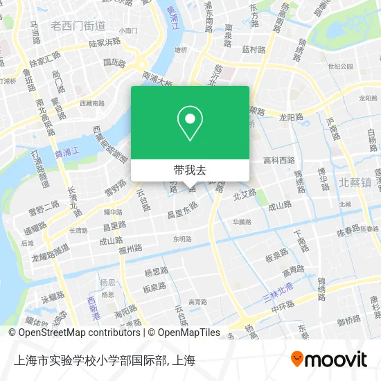 上海市实验学校小学部国际部地图