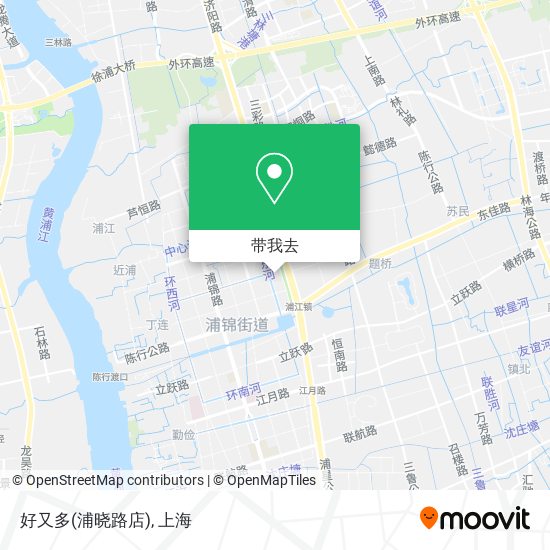 好又多(浦晓路店)地图