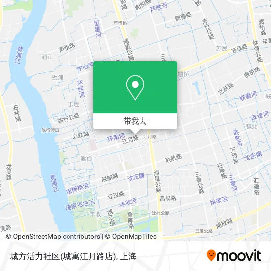 城方活力社区(城寓江月路店)地图