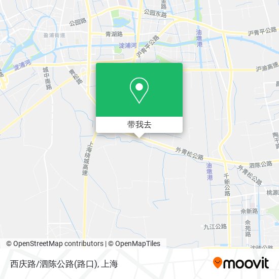 西庆路/泗陈公路(路口)地图