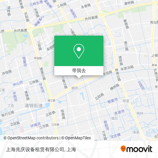 上海兆庆设备租赁有限公司地图