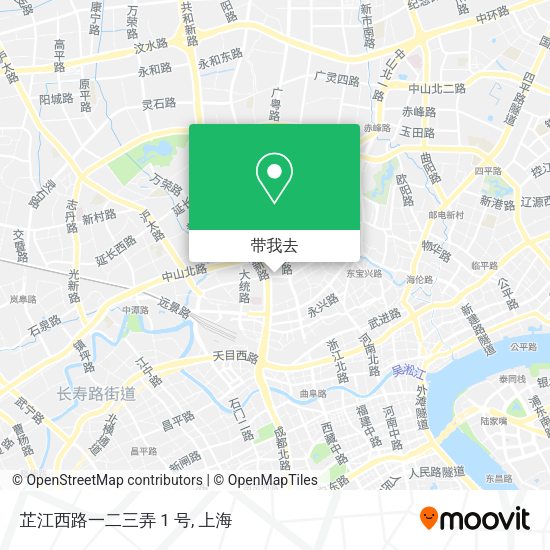 芷江西路一二三弄 1 号地图