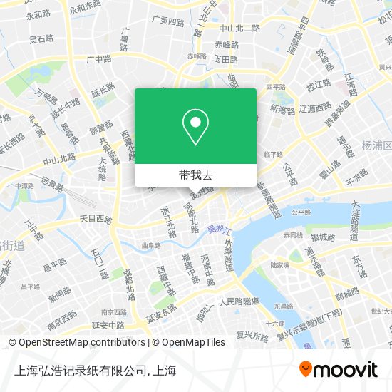 上海弘浩记录纸有限公司地图