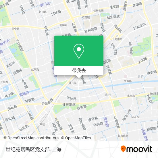 世纪苑居民区党支部地图