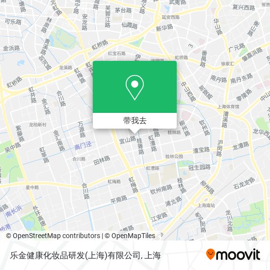 乐金健康化妆品研发(上海)有限公司地图