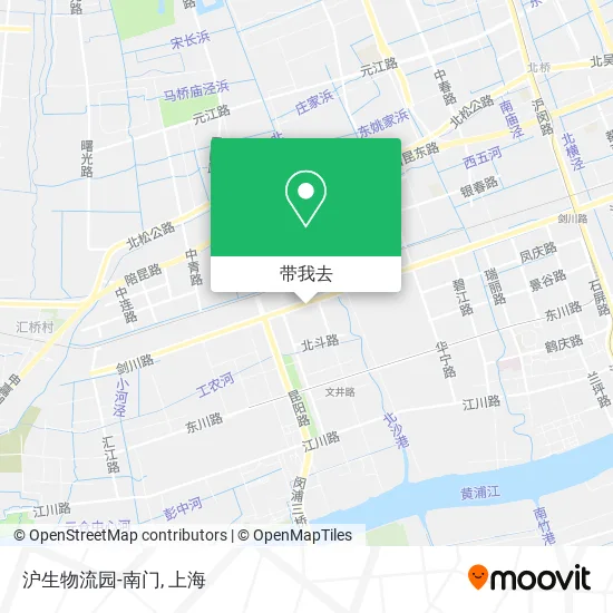 沪生物流园-南门地图