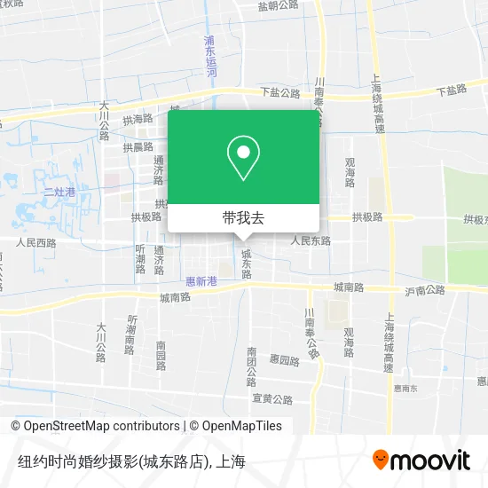 纽约时尚婚纱摄影(城东路店)地图