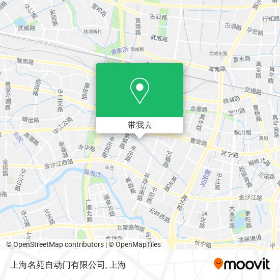 上海名苑自动门有限公司地图