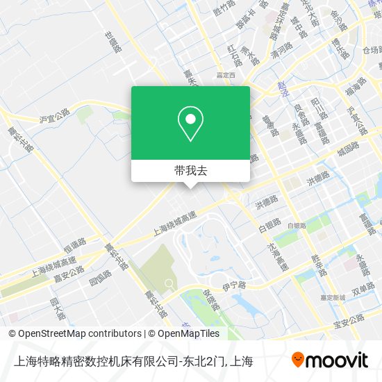 上海特略精密数控机床有限公司-东北2门地图
