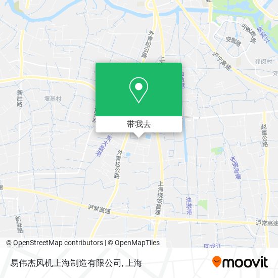 易伟杰风机上海制造有限公司地图
