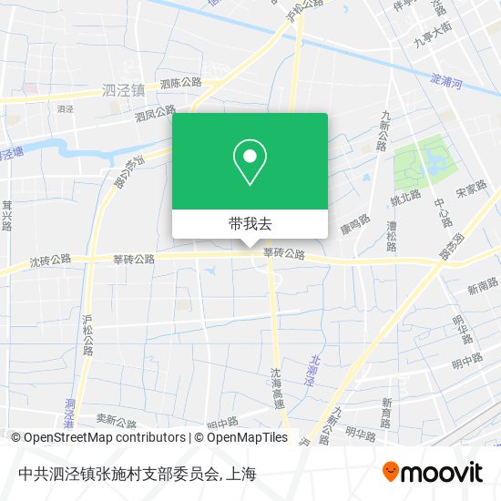 中共泗泾镇张施村支部委员会地图