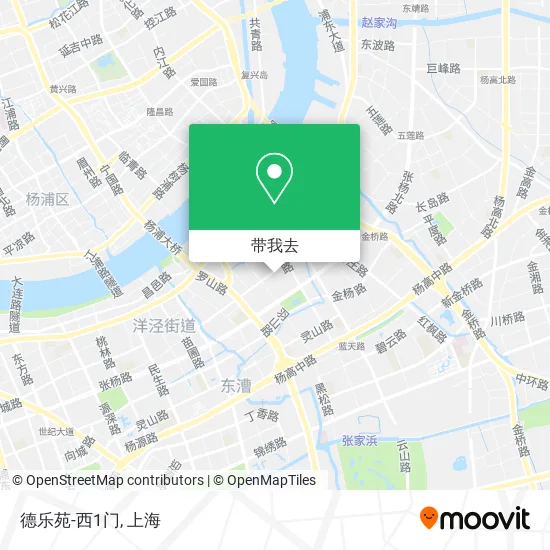 德乐苑-西1门地图