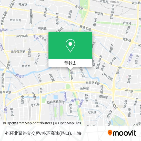 外环北翟路立交桥/外环高速(路口)地图