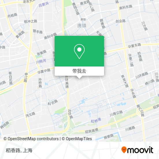 稻香路地图