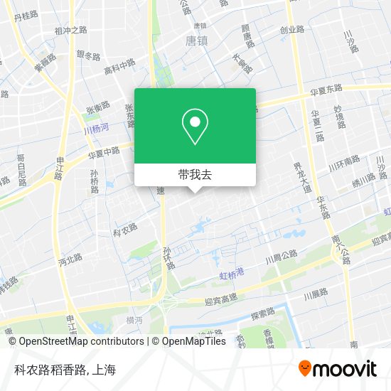 科农路稻香路地图