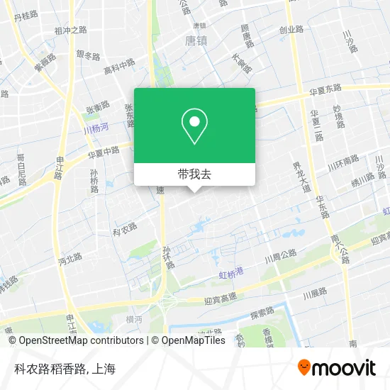 科农路稻香路地图