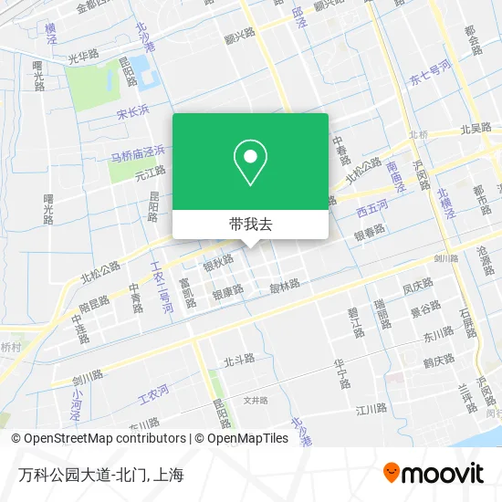 万科公园大道-北门地图