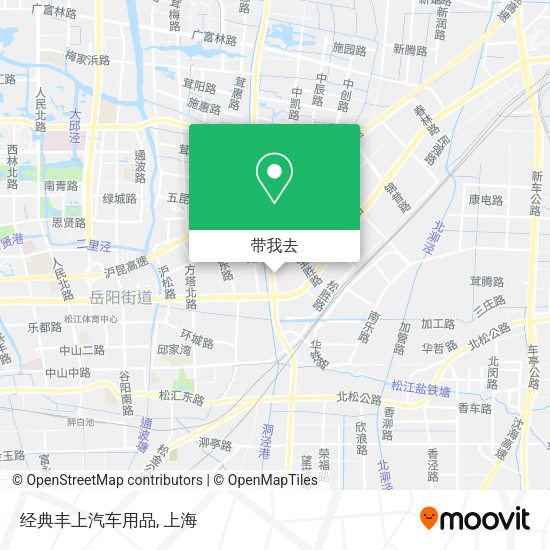 经典丰上汽车用品地图
