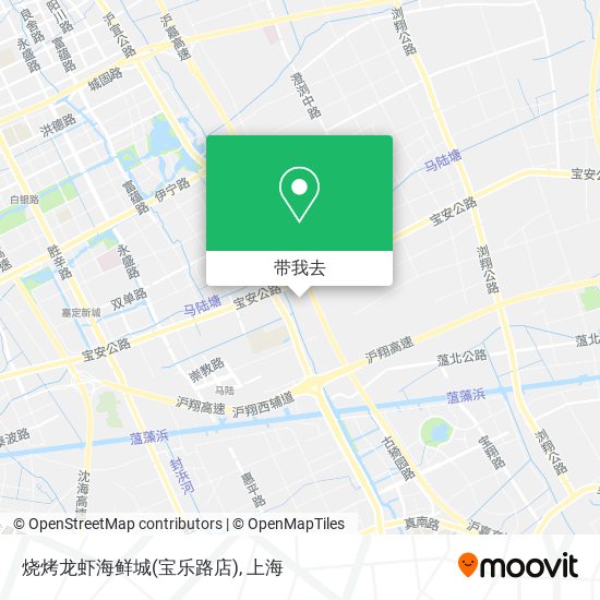 烧烤龙虾海鲜城(宝乐路店)地图