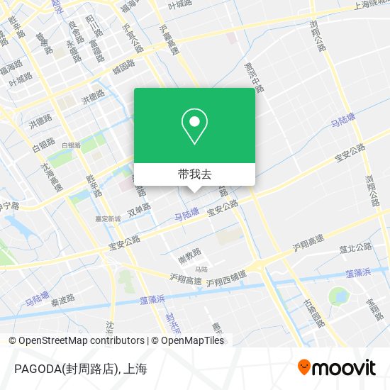 PAGODA(封周路店)地图