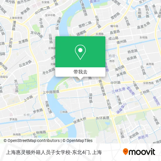 上海惠灵顿外籍人员子女学校-东北4门地图