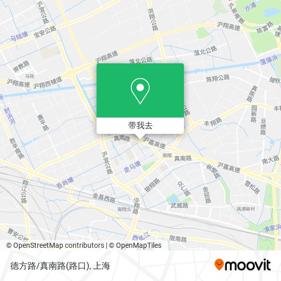 德方路/真南路(路口)地图