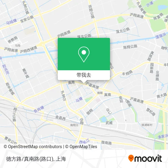 德方路/真南路(路口)地图