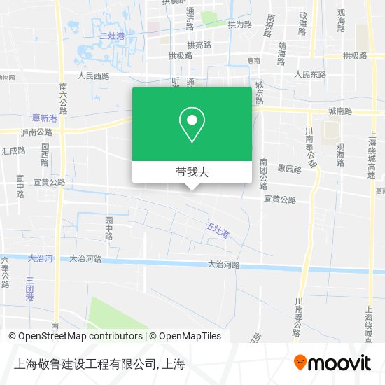 上海敬鲁建设工程有限公司地图