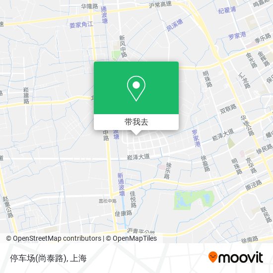 停车场(尚泰路)地图