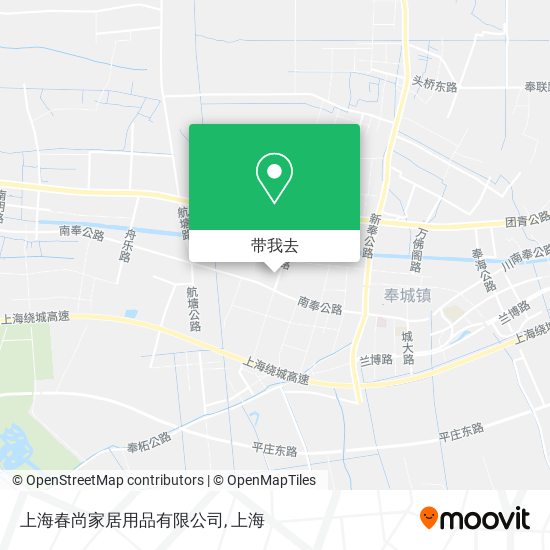 上海春尚家居用品有限公司地图