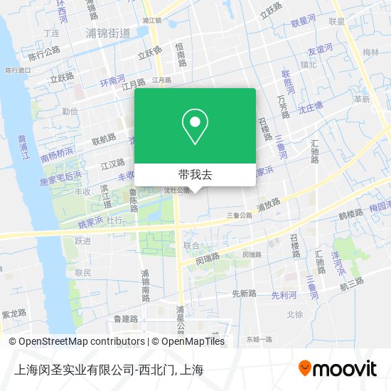 上海闵圣实业有限公司-西北门地图
