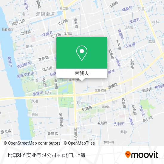 上海闵圣实业有限公司-西北门地图