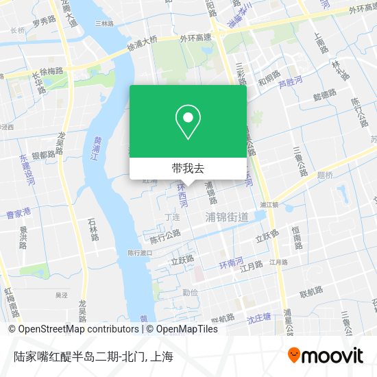陆家嘴红醍半岛二期-北门地图