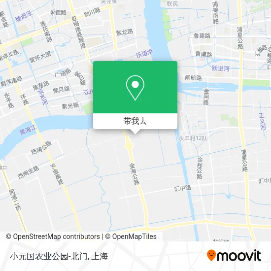 小元国农业公园-北门地图