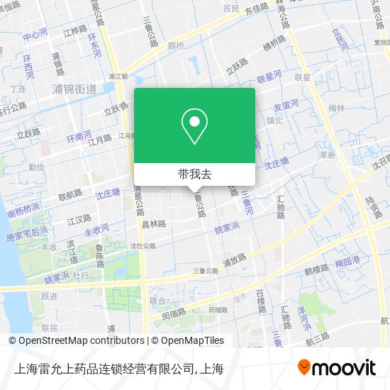 上海雷允上药品连锁经营有限公司地图