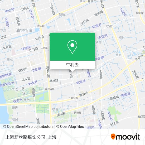 上海新丝路服饰公司地图