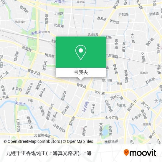 九鲤千里香馄饨王(上海真光路店)地图