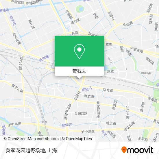 黄家花园越野场地地图