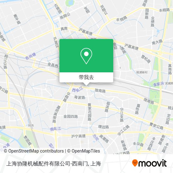 上海协隆机械配件有限公司-西南门地图
