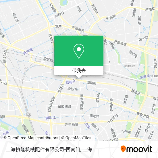 上海协隆机械配件有限公司-西南门地图