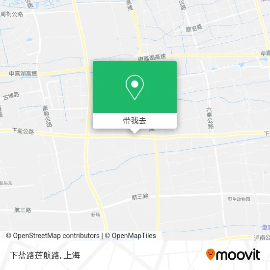 下盐路莲航路地图