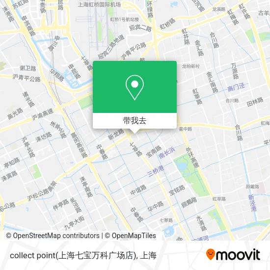 collect point(上海七宝万科广场店)地图