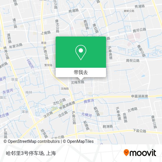 哈邻里3号停车场地图