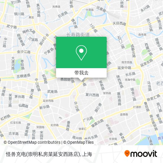 怪兽充电(崇明私房菜延安西路店)地图