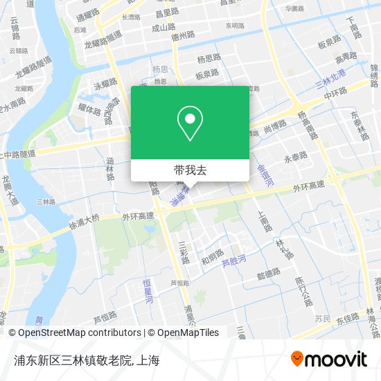 浦东新区三林镇敬老院地图