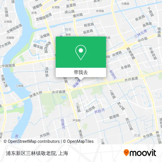 浦东新区三林镇敬老院地图
