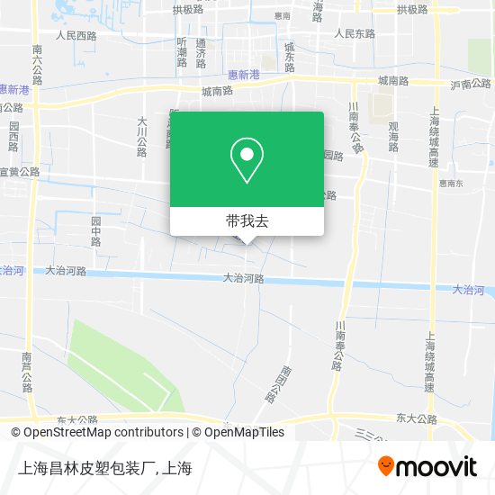 上海昌林皮塑包装厂地图