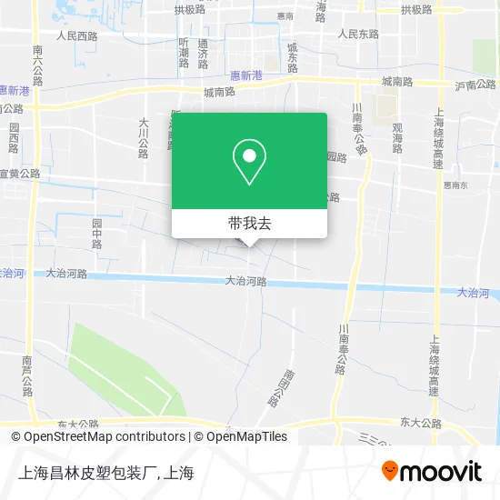 上海昌林皮塑包装厂地图